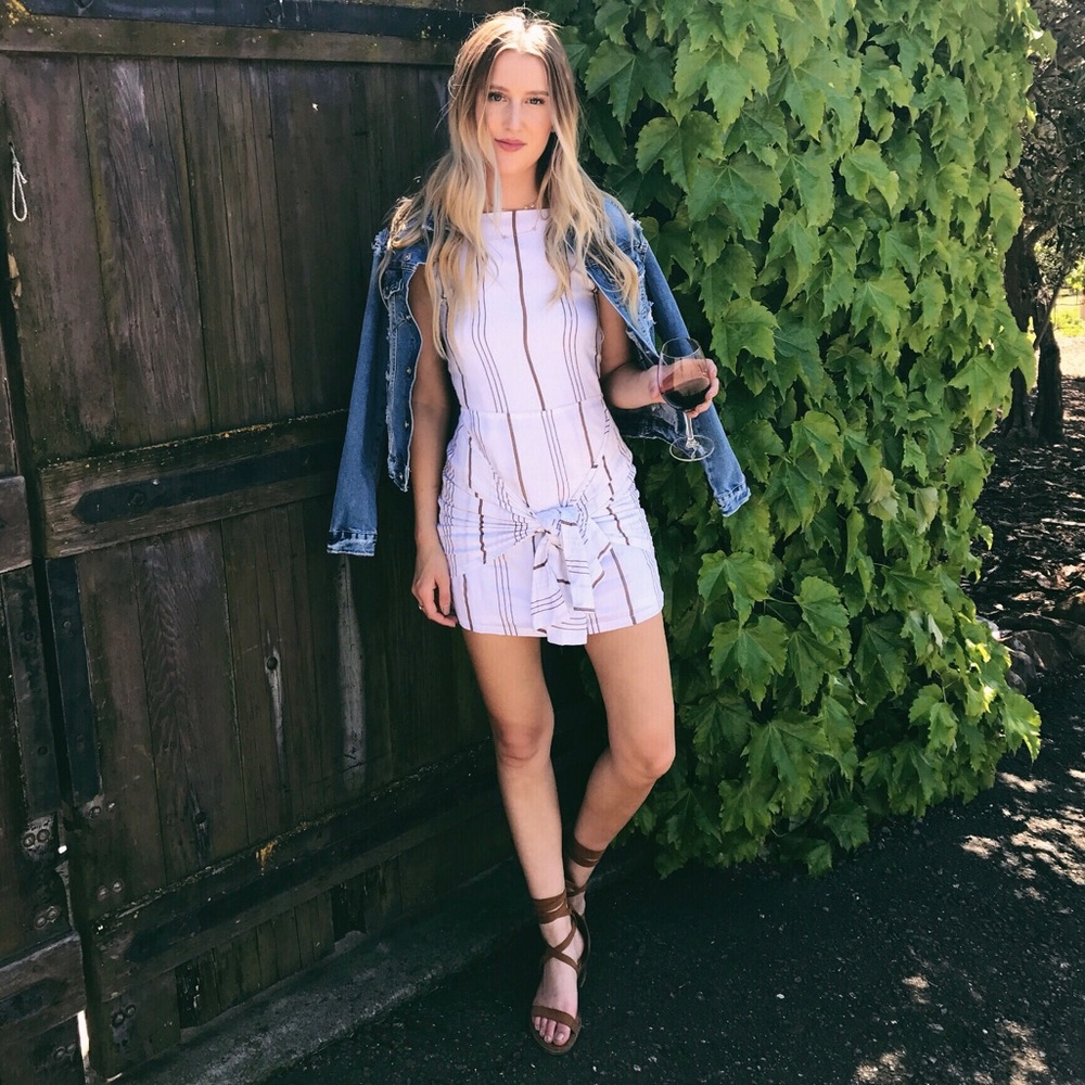 Faithful the brand amalfi backless dress